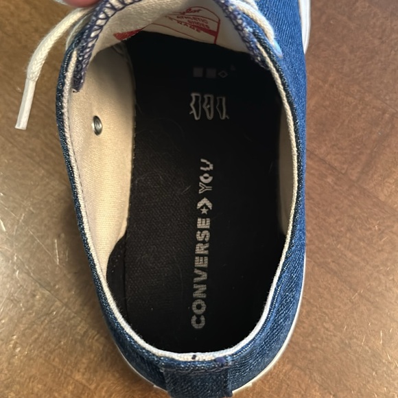 Converse Chuck Taylor Oxford. Custom blue denim. Men’s 10 EUR 44.  Gently used. - Picture 10 of 10
